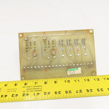 Warner & Swasey 177402-4 Circuit Board Wiedematic Mach II Type 4560