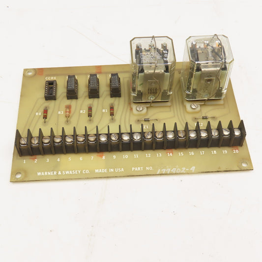 Warner & Swasey 177402-4 Circuit Board Wiedematic Mach II Type 4560