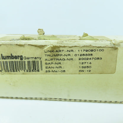 Lumburg ASBSV8-5 Actuator Sensor Distribution Box Trumpf 0128335