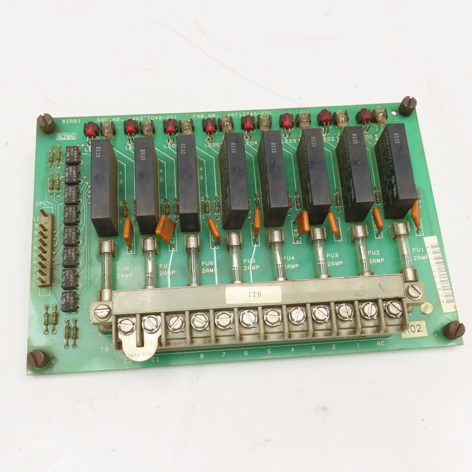 GE 44A297049-G01 Solid State Relay Board 1 Wiedematic Mach II Type 4560