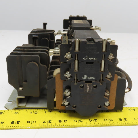 General Electric CR309T0**AEA Size 2 Reversing Contactor 600VAC 20Hp 120V Coil