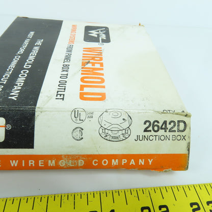 WIremold 2642D Overflow Raceway Junction Box Lot Of 6