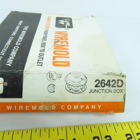 WIremold 2642D Overflow Raceway Junction Box Lot Of 6