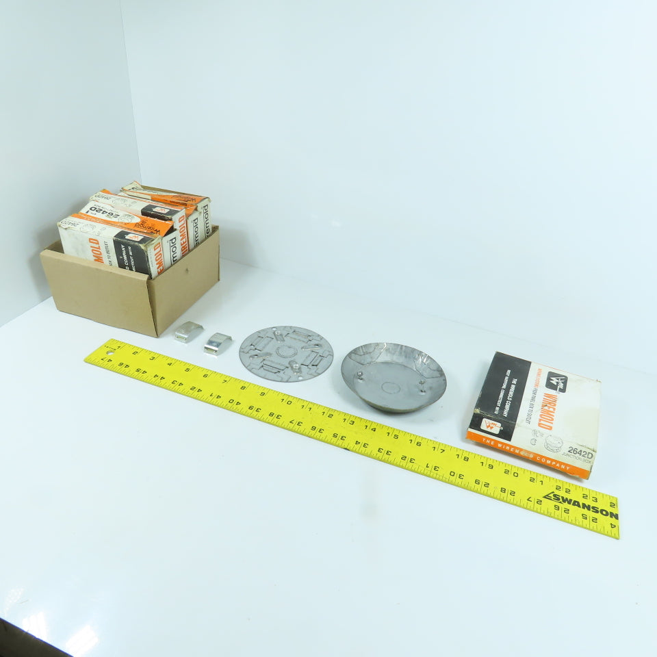 WIremold 2642D Overflow Raceway Junction Box Lot Of 6