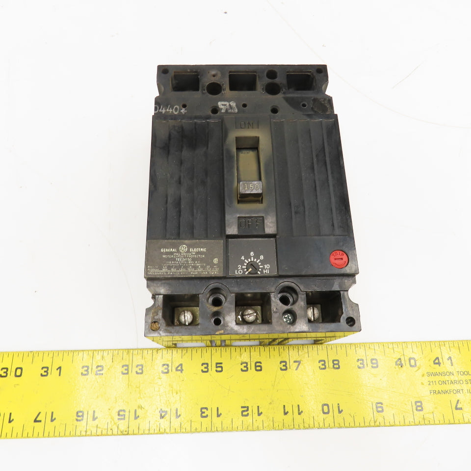 General Electric TEC34150 MAG Break 150A 3 Pole Molded Case Circuit Breaker
