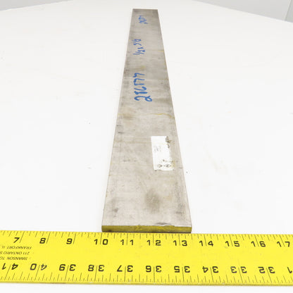 1/2" x 3-1/2" Non Heat Treated 17-4 Stainless Flat Bar Stock 36"