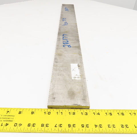 1/2" x 3-1/2" Non Heat Treated 17-4 Stainless Flat Bar Stock 36"
