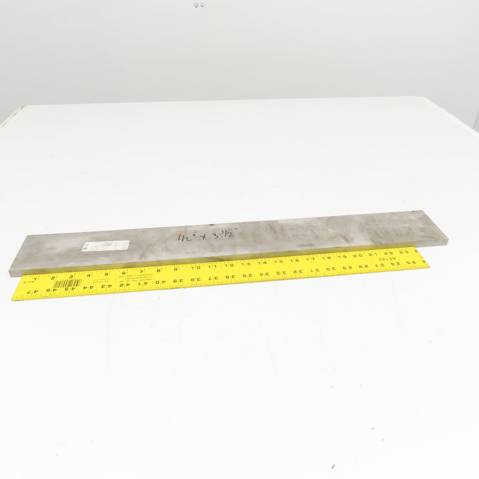 1/2" x 3-1/2" Non Heat Treated 17-4 Stainless Flat Bar Stock 26-1/2"