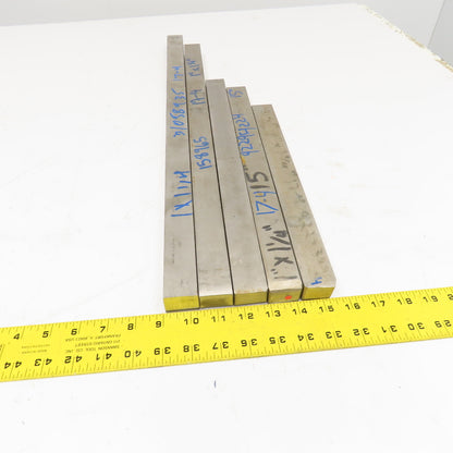 1" x 1-1/4" Non Heat Treated 17-4 Stainless Flat Bar Stock 13"-25" Lot Of 5