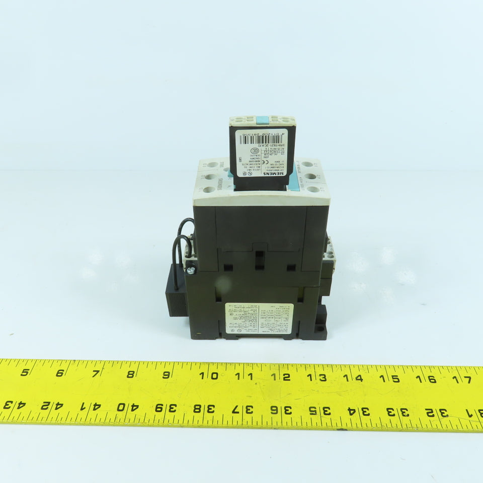Siemens 3RT1035-3BB40 40A 600V Contactor 5-40HP 24V DC Coil