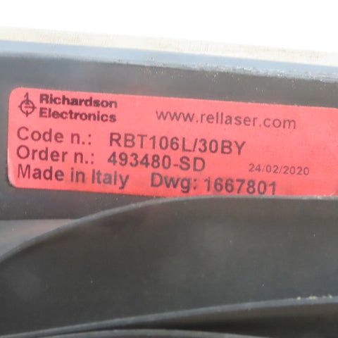 Richardson Electronics RBT104/3BPY Y Axis Beam Bellows Trumpf 3030 Laser 1667805