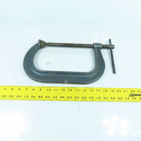 Wilton 408 Drop Forged C-Clamp 8" Opening 4-1/2" Throat Depth Steel USA
