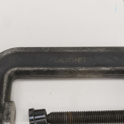 Diecraft Wilton Misc Sizes Drop Forged C-Clamps 6"-7" Opening Steel USA Lot Of 4