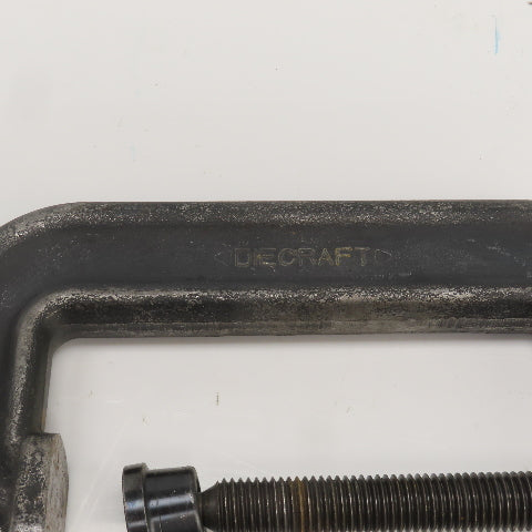 Diecraft Wilton Misc Sizes Drop Forged C-Clamps 6"-7" Opening Steel USA Lot Of 4