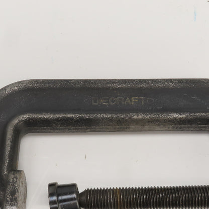Diecraft Wilton Misc Sizes Drop Forged C-Clamps 6"-7" Opening Steel USA Lot Of 4