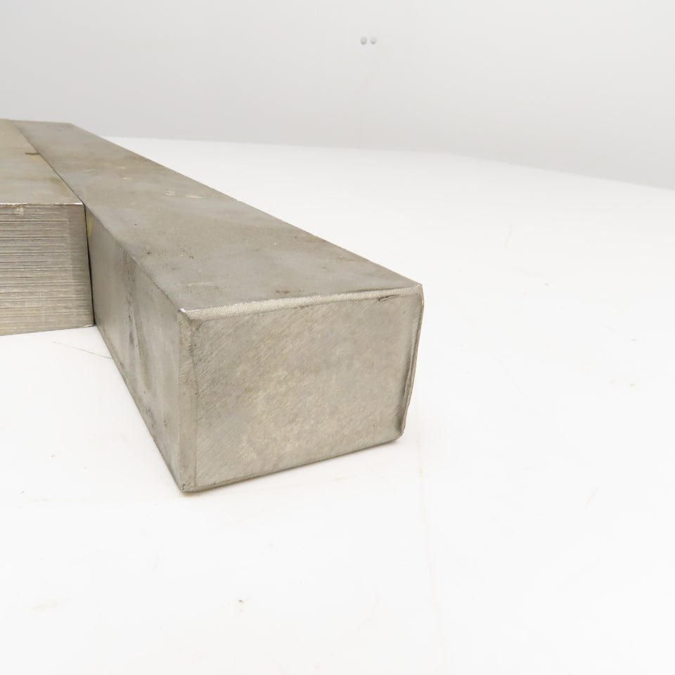 2"-1-1/2" Non Heat Treated 17-4 Stainless Flat Bar Stock 21"-17" Lot Of 2