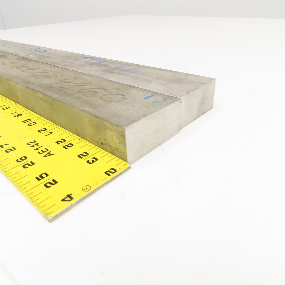 1" x 2" Non Heat Treated 17-4 Stainless Flat Bar Stock 13"-24" Lot Of 2