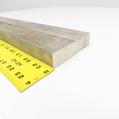 1" x 2" Non Heat Treated 17-4 Stainless Flat Bar Stock 13"-24" Lot Of 2