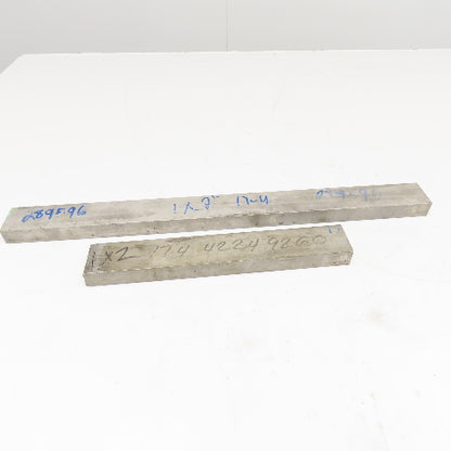 1" x 2" Non Heat Treated 17-4 Stainless Flat Bar Stock 13"-24" Lot Of 2