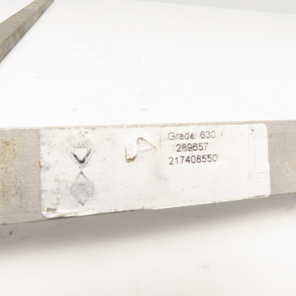 1" x 5/8" Non Heat Treated 17-4 Stainless Flat Bar Stock 33"-32" Lot Of 2