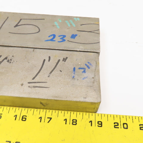 2-1/2" x 1" Non Heat Treated 17-4 Stainless Flat Bar Stock 13"-23" Lot Of 2