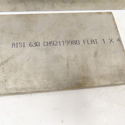 1" x 4" Non Heat Treated 630, 17-4 Stainless Flat Bar Stock 6"-11" Lot Of 2