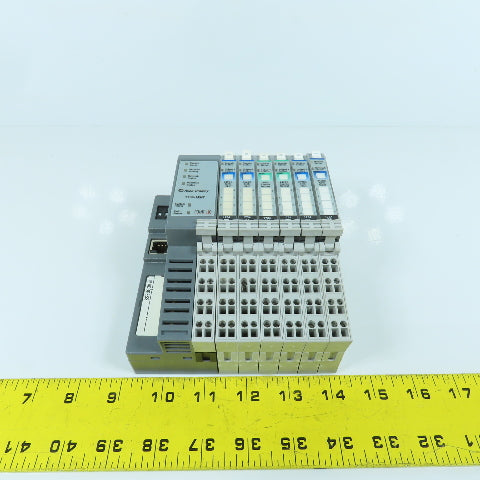 Allen Bradley 1734-AENT PLC Setup Ethernet Adapter W/4 Input IB8 & 2 Outputs 0B8