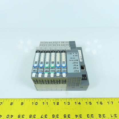 Allen Bradley 1734-AENT PLC Setup Ethernet Adapter W/4 Input IB8 & 2 Outputs 0B8