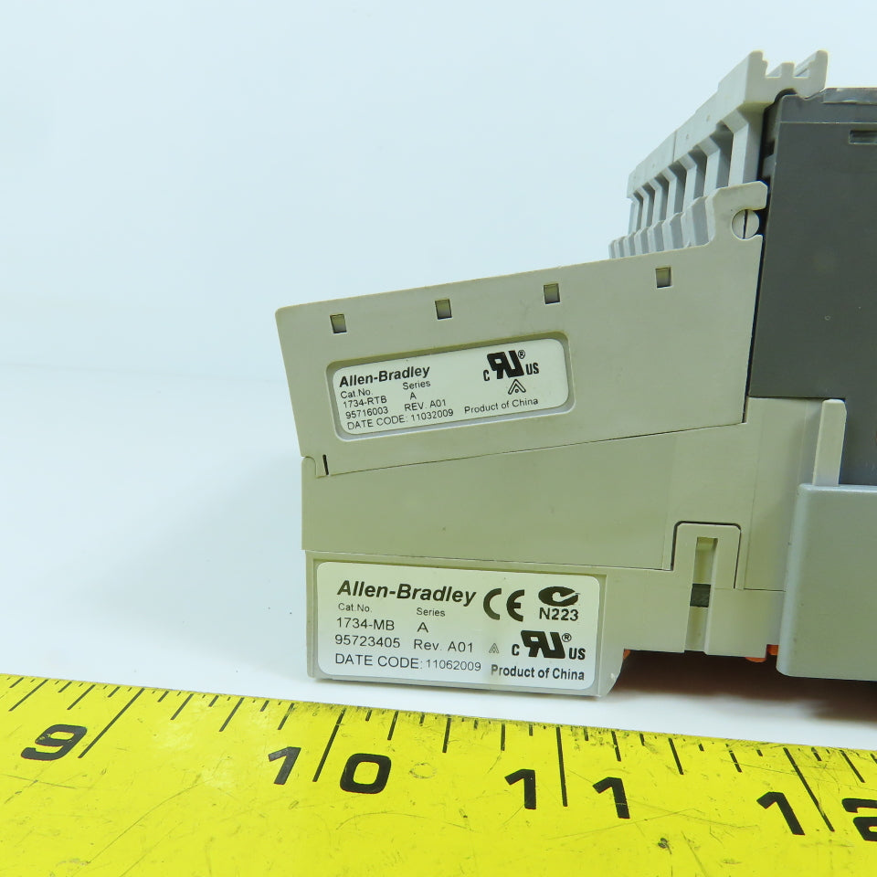 Allen Bradley 1734-AENT PLC Setup Ethernet Adapter W/4 Input IB8 & 2 Outputs 0B8
