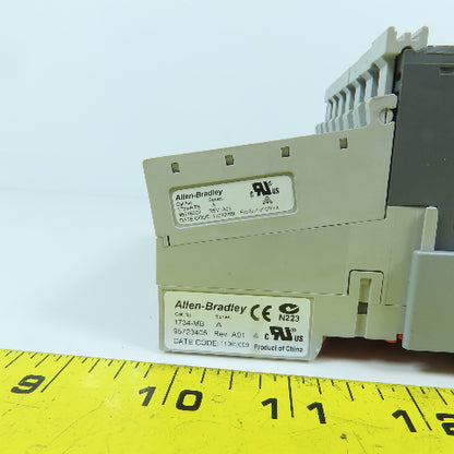 Allen Bradley 1734-AENT PLC Setup Ethernet Adapter W/4 Input IB8 & 2 Outputs 0B8