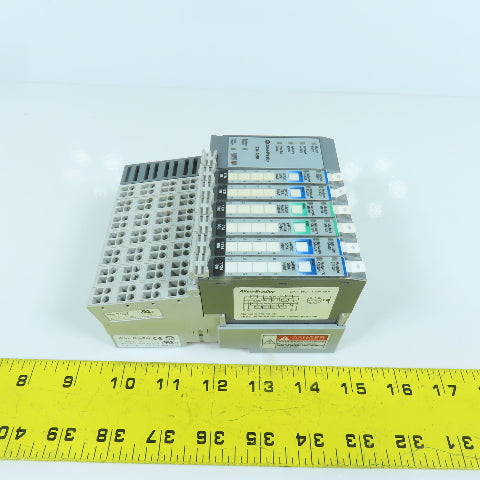 Allen Bradley 1734-AENT PLC Setup Ethernet Adapter W/4 Input IB8 & 2 Outputs 0B8