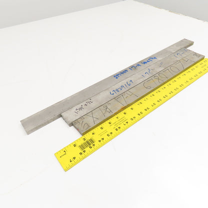 1/2" x 1-3/4" Non Heat Treated 17-4 Stainless Flat Bar Stock 20"-27" Lot Of 3