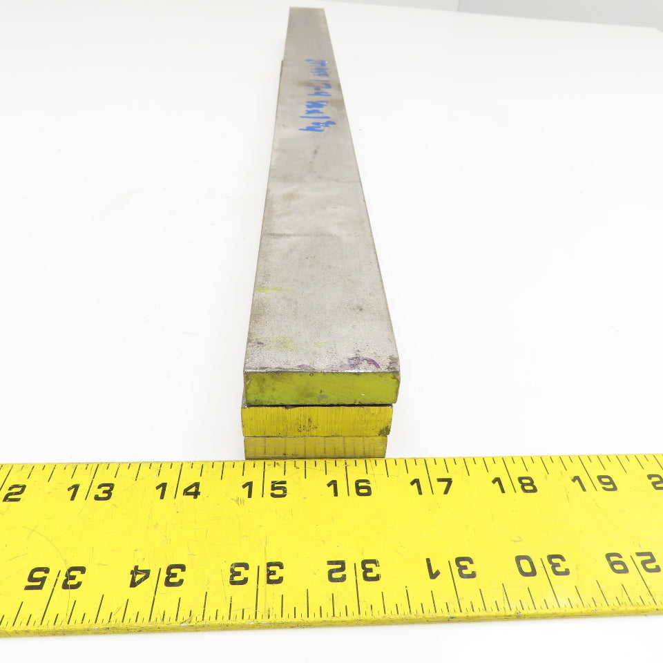 1/2" x 1-3/4" Non Heat Treated 17-4 Stainless Flat Bar Stock 20"-27" Lot Of 3