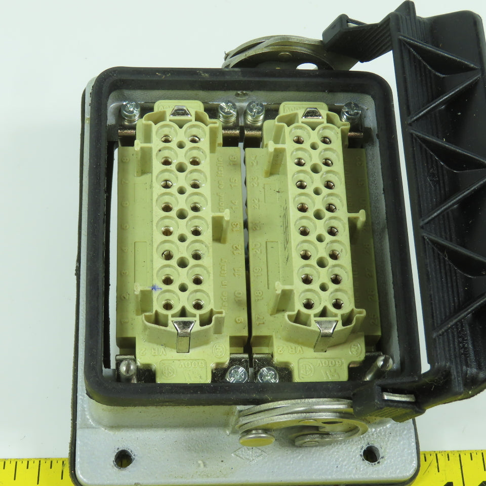 ILME VR2 Enclosure Panel Interface Connector 32 Pin Hole Female 16A 600V