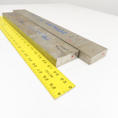 1" x 3" Non Heat Treated 17-4 Stainless Flat Bar Stock 19"-23" Lot Of 2
