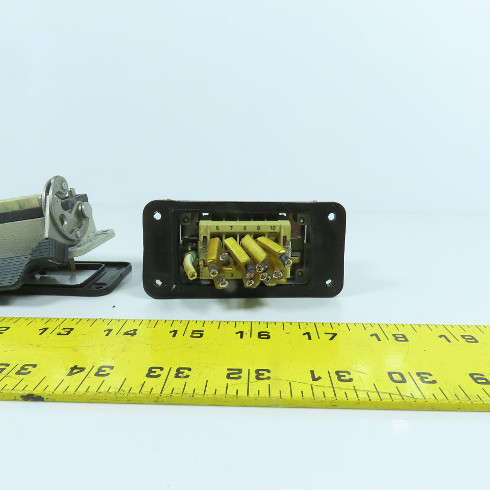 ILME VR2 Enclosure Panel Interface Connector 10 Pin Hole Female 16A 600V Lot/3