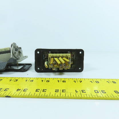 ILME VR2 Enclosure Panel Interface Connector 10 Pin Hole Female 16A 600V Lot/3