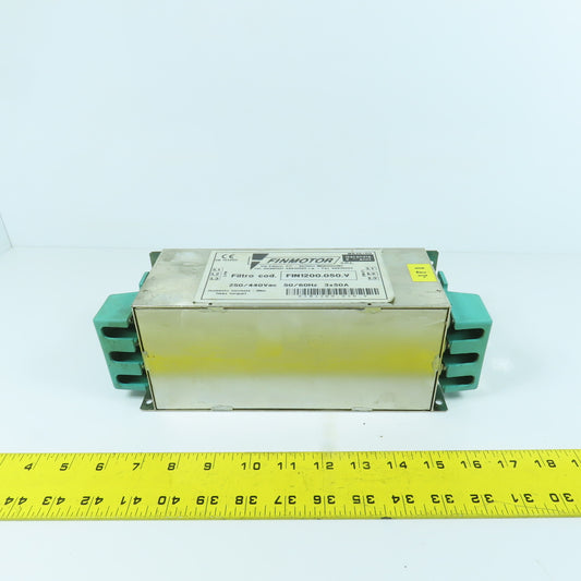 Finmotor FIN1200.050.V 250/440V AC Electronic EMI/RFI Filter 50/60HZ 3x50A