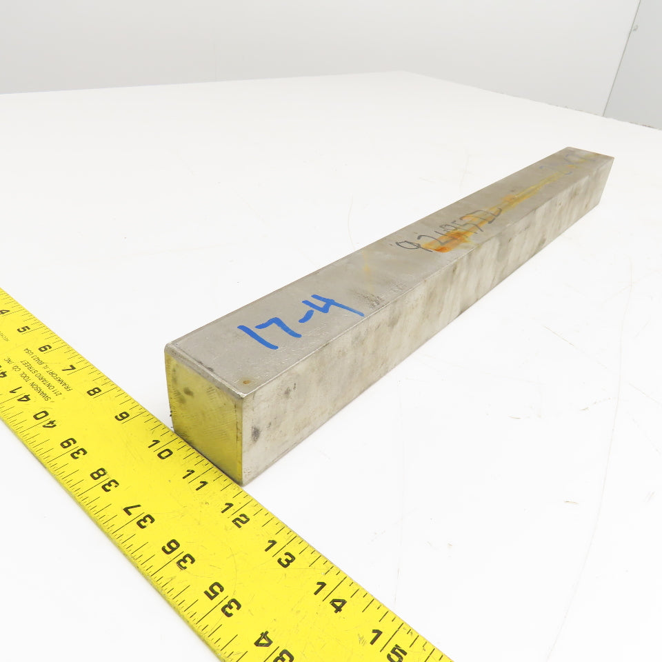 2" x 2" Non Heat Treated 17-4 Stainless Flat Bar Stock 20"