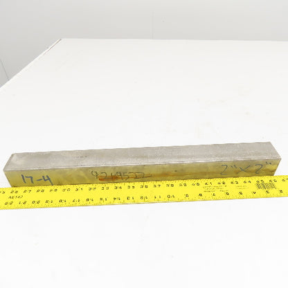 2" x 2" Non Heat Treated 17-4 Stainless Flat Bar Stock 20"