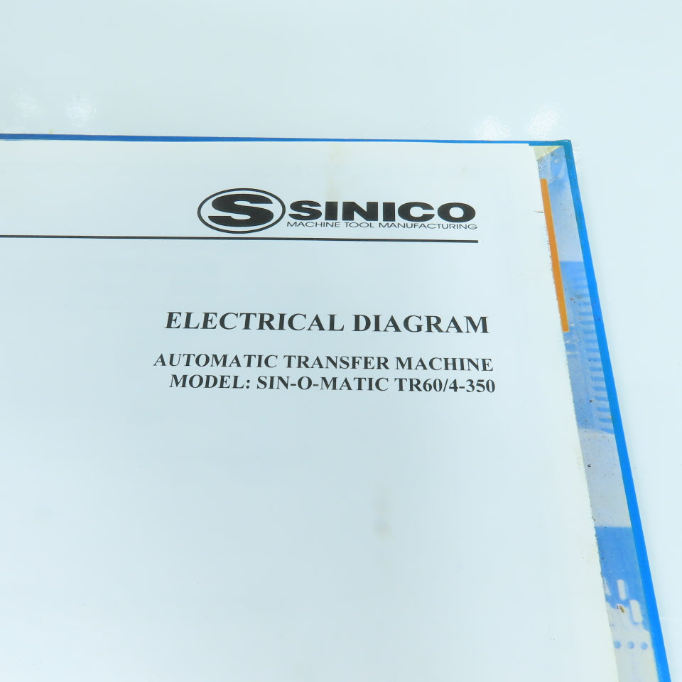 Sinico Electrical Hydraulic Diagram Book TR60/4-350-MD