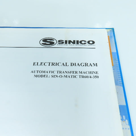 Sinico Electrical Hydraulic Diagram Book TR60/4-350-MD