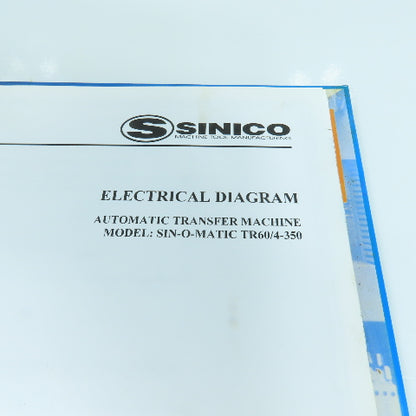 Sinico Electrical Hydraulic Diagram Book TR60/4-350-MD