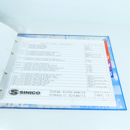 Sinico Electrical Hydraulic Diagram Book TR60/4-350-MD