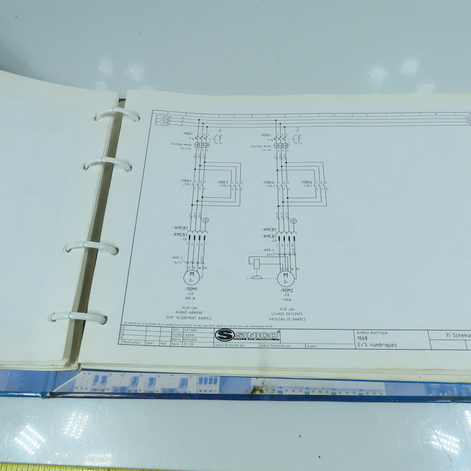 Sinico Electrical Hydraulic Pneumatic Diagram Book TR60/2-350