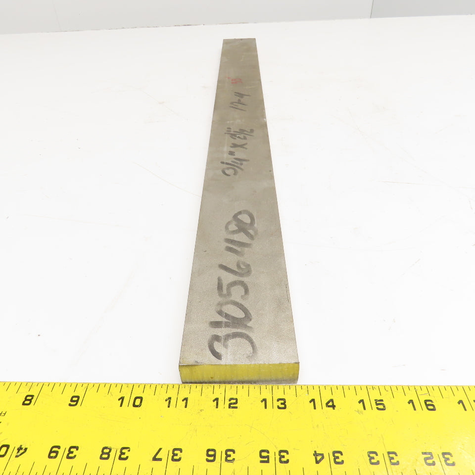3/4" x 2-1/2" Non Heat Treated 17-4 Stainless Flat Bar Stock 28"