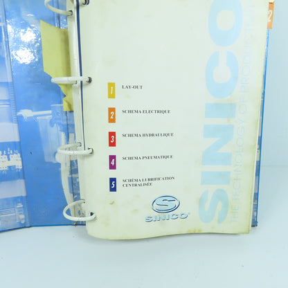 Sinico Lay-Out, Electrical, Hydraulic Air, Lubrication Diagram Book TR60/2-550