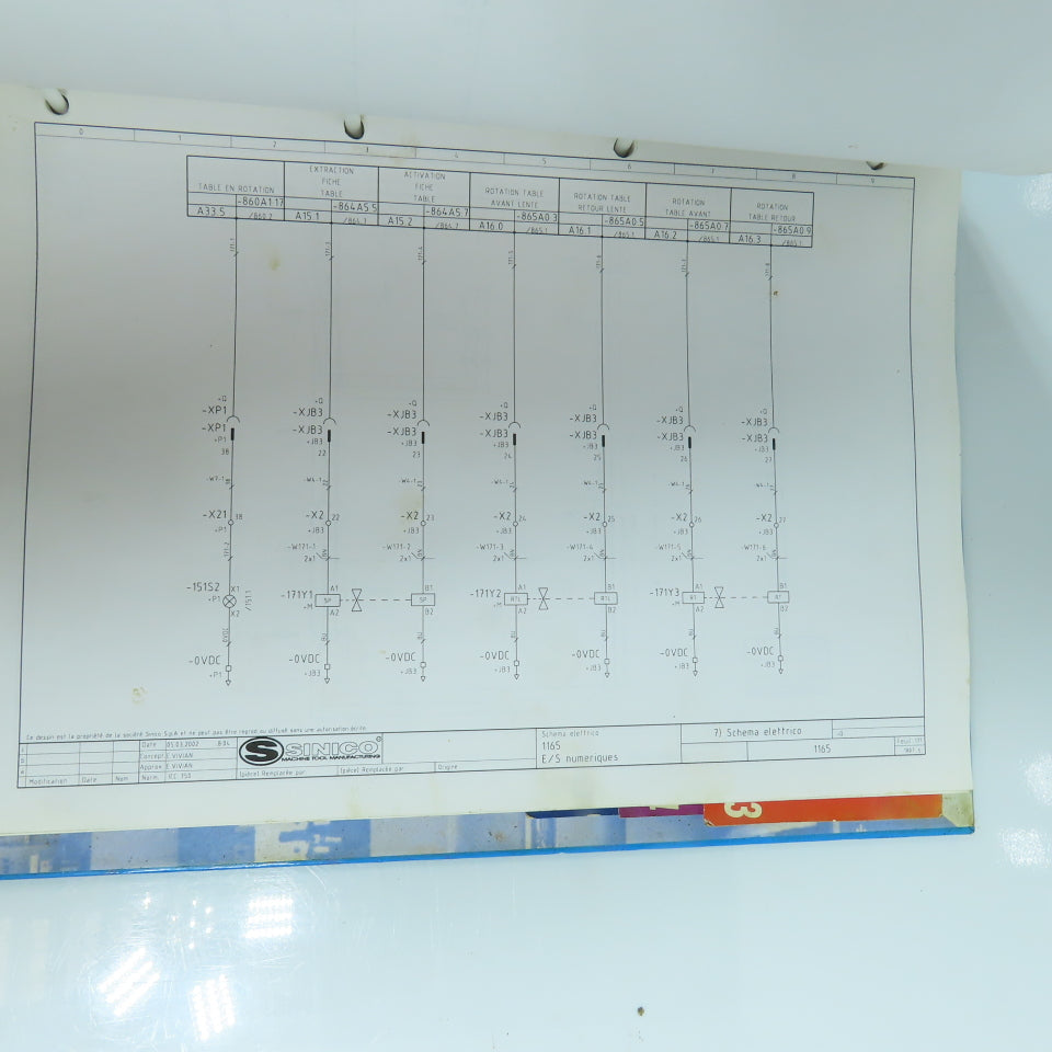 Sinico Lay-Out, Electrical, Hydraulic Air, Lubrication Diagram Book TR60/2-550