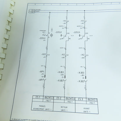 Sinico SIN-O-MATIC Automatic Transfer Machine Electrical Diagram TR60/2-350