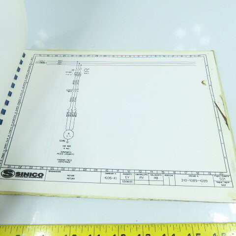 Sinico SIN-O-MATIC Automatic Transfer Machine Electrical Diagram TR60/4-350-MD